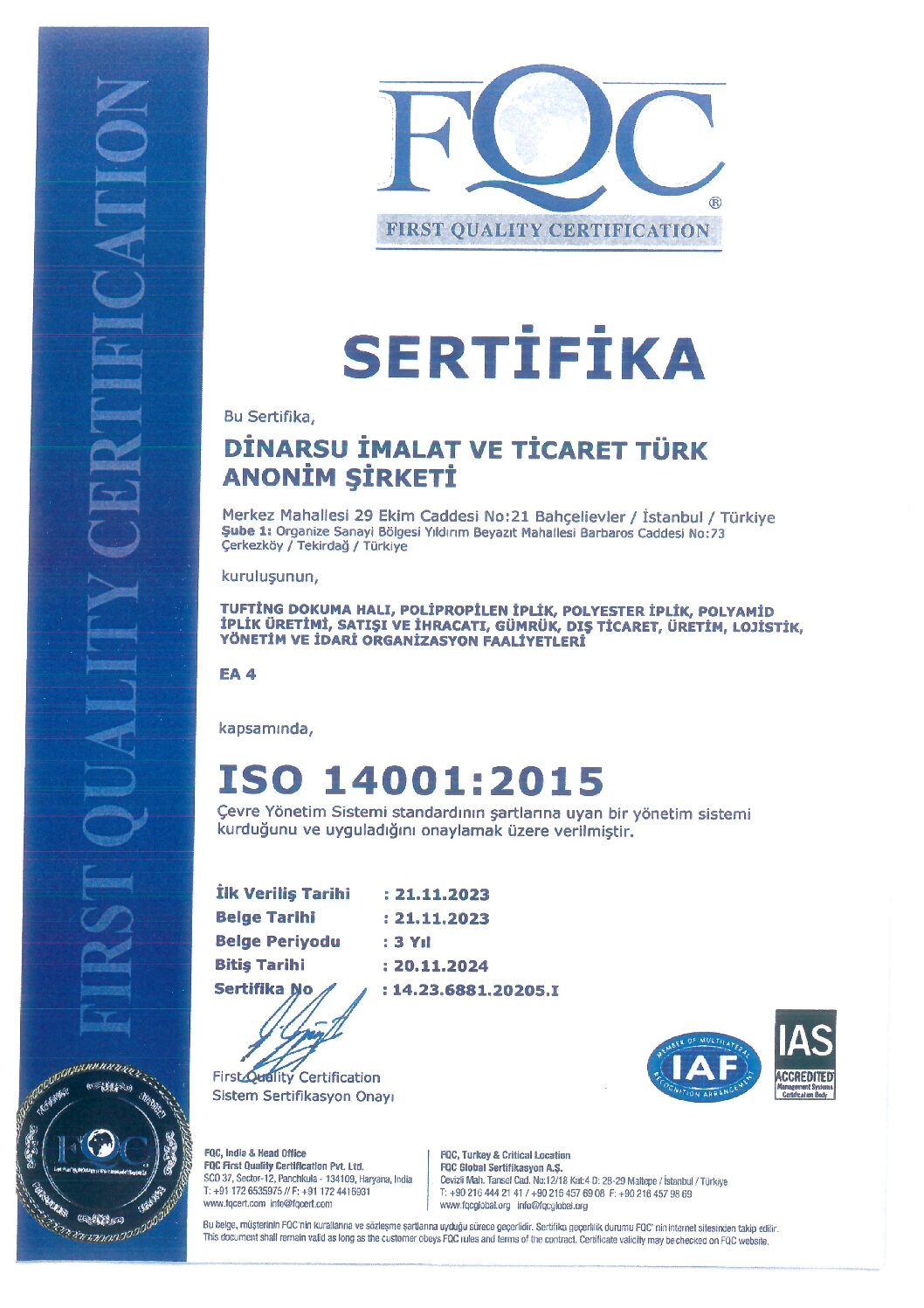 ISO_14001.2015 sertifika_2024